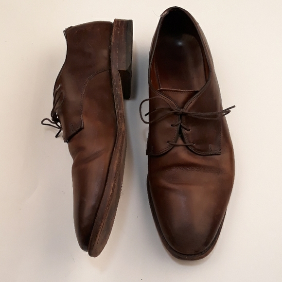 ALLEN EDMONDS Kenilworth Brown Leather‎ 11.5 D Mens Dress Shoes - Picture 1 of 8